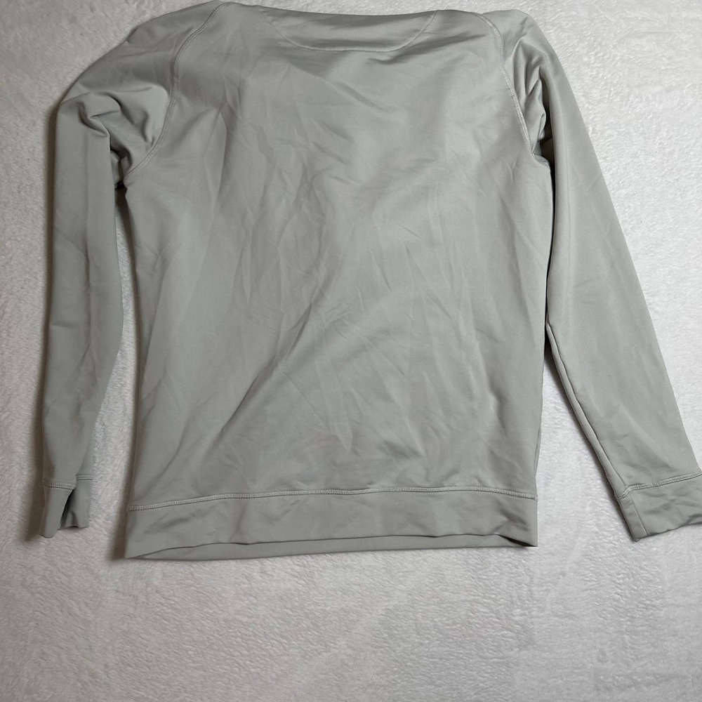 Swannies Golf Co Men's Medium 1/4 Zip Pullover Light Gray Performance Athleisure - Picture 4 of 7
